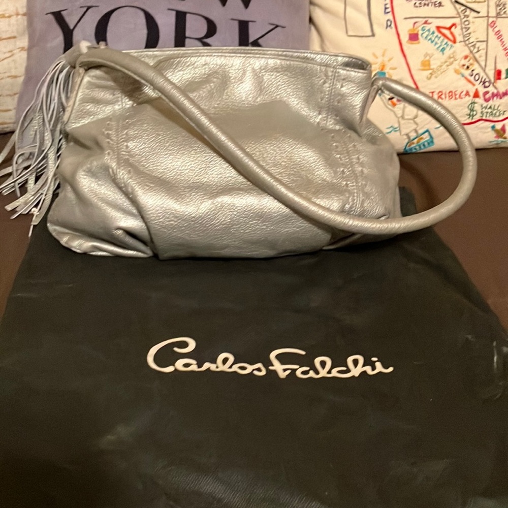 Silver Vintage Carlos Falchi Purse